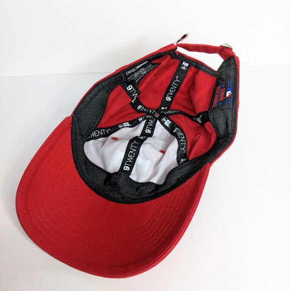 Women's New Era Texas Rangers Baseball Cap One Size Red Cotton Sporty MLB Hat - Picture 7 of 7
